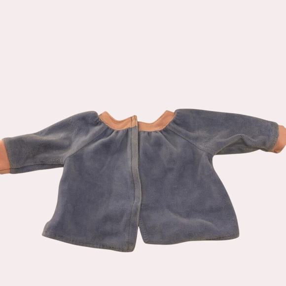 American Girl Bitty Baby 2013 Fair Isle Winter Snowy Dreams Outfit Blue Pink - Picture 3 of 11